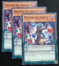 Set 3 Carte : MAESTRO DEI CRISTALLI Comune in Italiano SDCB-IT009 YUGIOH
