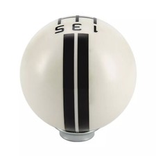 FOR Ford Mustang GT500 5 Speed Manual Gear Shift Knob Shifter White Handle Stick
