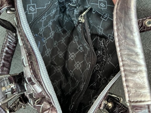 Bulaggi Women's Small Black Silver Shoulder Bag - Picture 5 of 6