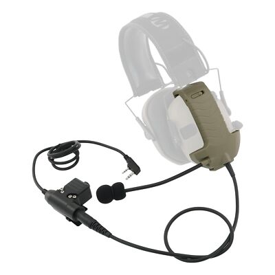 Microphone & Ptt For Walker's Razor Noise Cancelling Headphones Airsofttan