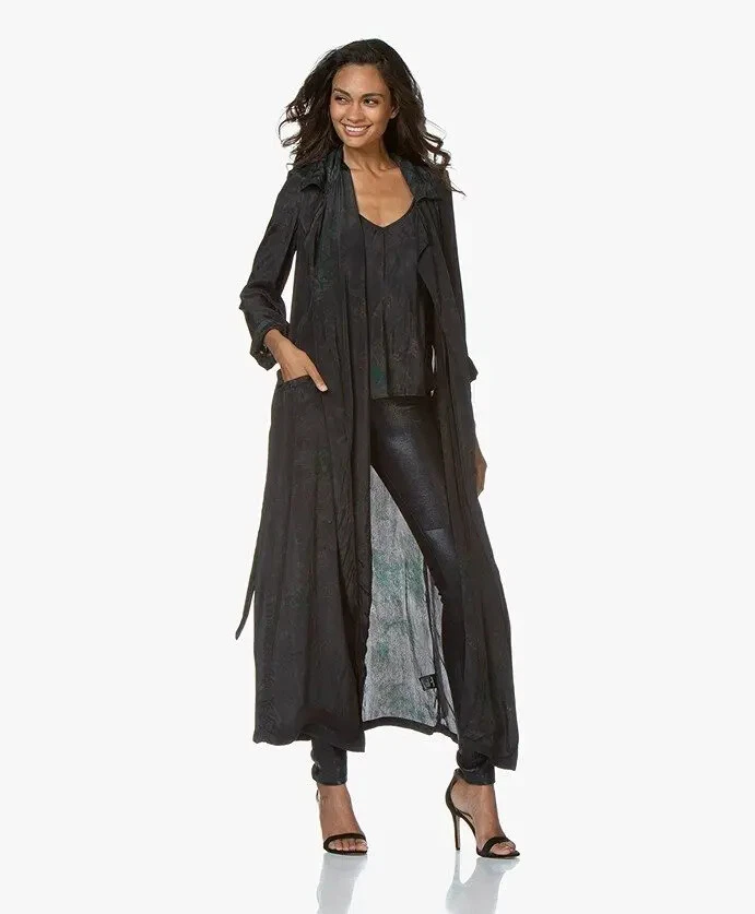 Mes Demoiselles Paris Kimono Jurk Moldavite Robe Coverup Top