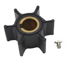 Water Pump Impeller w / Key For Johnson Evinrude 2 4 6 HP 387361 18-3090 9-45210