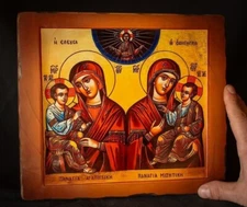 Handcrafted Icon of the Mother of God Quick-Hearing and Quick-Responding 29*25cm