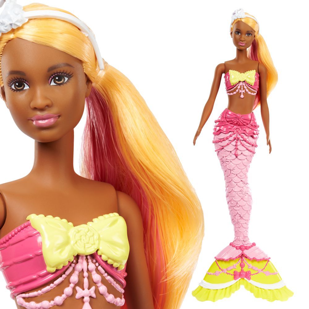 muñeca barbie sirena arcoiris