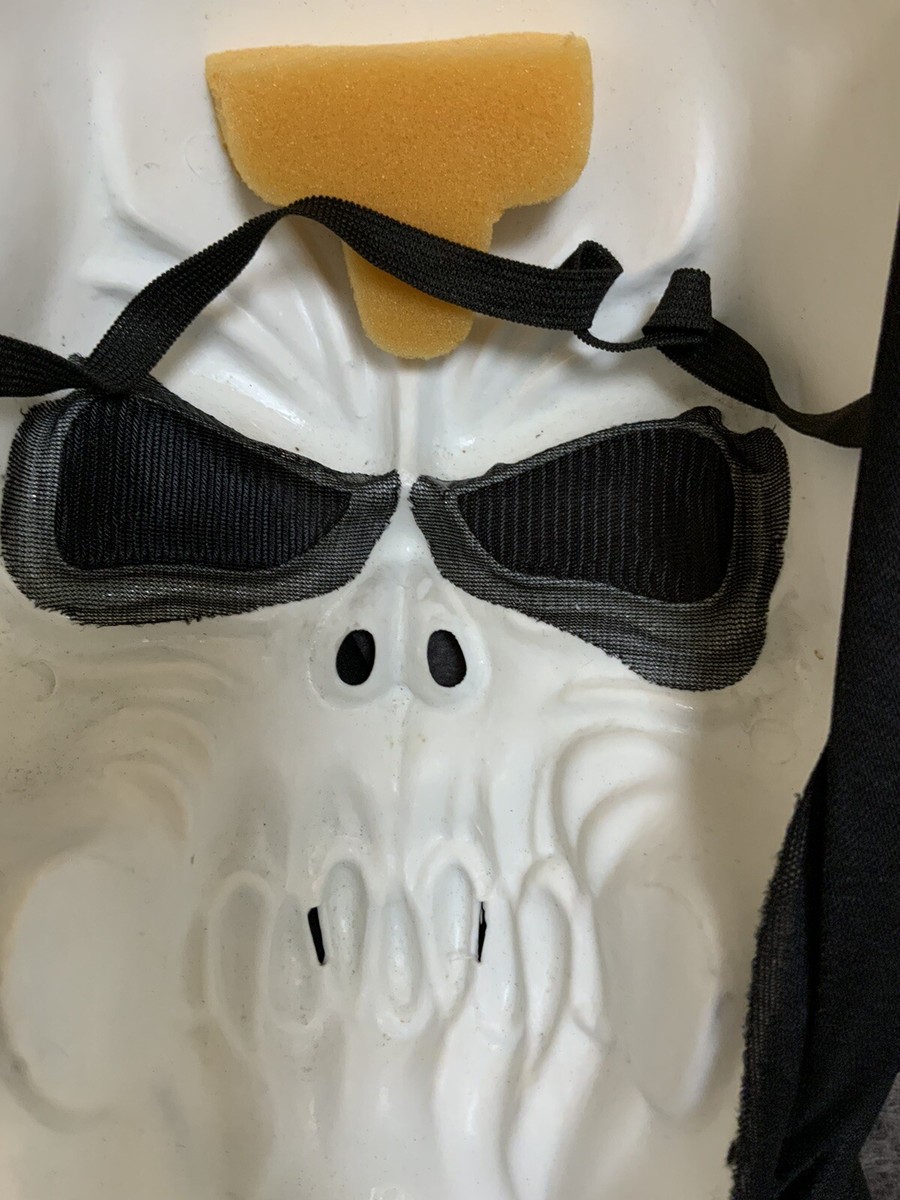 Rubies Halbmaske Skull Mit Haaren – Gruselig-coole Maskerade Für Halloween & Partys