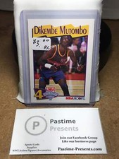 1991 NBA Hoops #48 Dikembe Mutombo RC Denver Nuggets