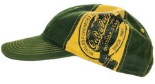 Vintage Cabelas Trucker Hat Hook and Latch John Deere Colors USA Made