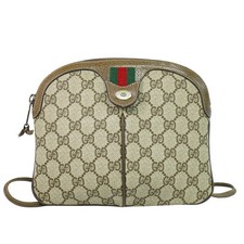 GUCCI Shelly GG Supreme Crossbody Bag Beige