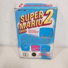 Super Mario Bros. 2 NES Nintendo Complete CIB Authentic & Tested! Rare!