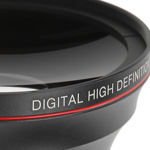 52mm 0,43X Obiektyw szerokokątny Szkło optyczne Obiektyw aparatu z obiektywem makro do Land CB - Zdjęcie 24 z 24