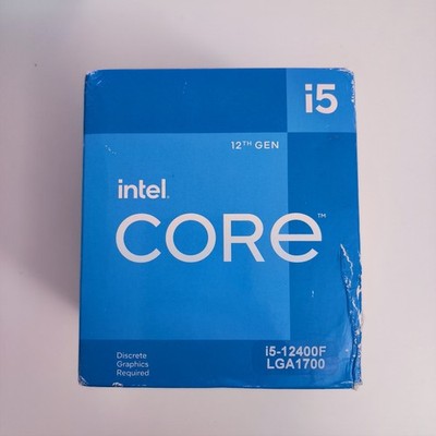 Intel Core i5-12400F Processor (4.4 GHz, 6 Cores, LGA 1700) Box