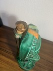 1970s green ceramic Kahlúa coffee liqueur decanter bottle used collectible — photo 5
