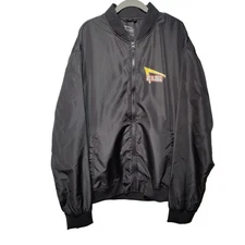 In-N-Out Burger Men's Sz 3XL Black Employee Windbreaker Track Jacket Zip Front