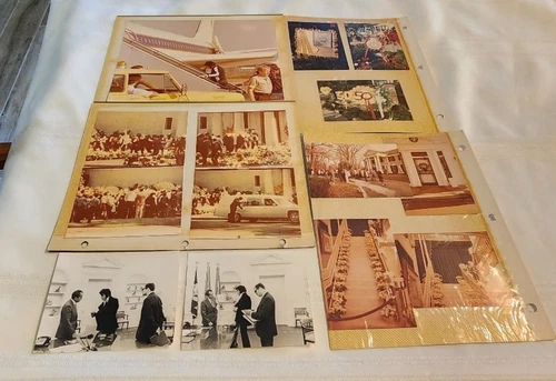 Elvis Presley Authentic Photographs- RARE- FUNERAL, NIXON, HOME-set of 21 - Picture 1 of 12