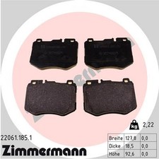 ZIMMERMANN Bremsbelagsatz Scheibenbremse 22061.185.1 für KLASSE MERCEDES X253 ZIMMERMANN Bremsbelagsatz Scheibenbremse 22061.185.1 für KLASSE MERCEDES X253