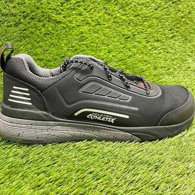 Rocky Industrial Athletix Mens Size 10.5E Black Composite Toe Safety Work Shoes