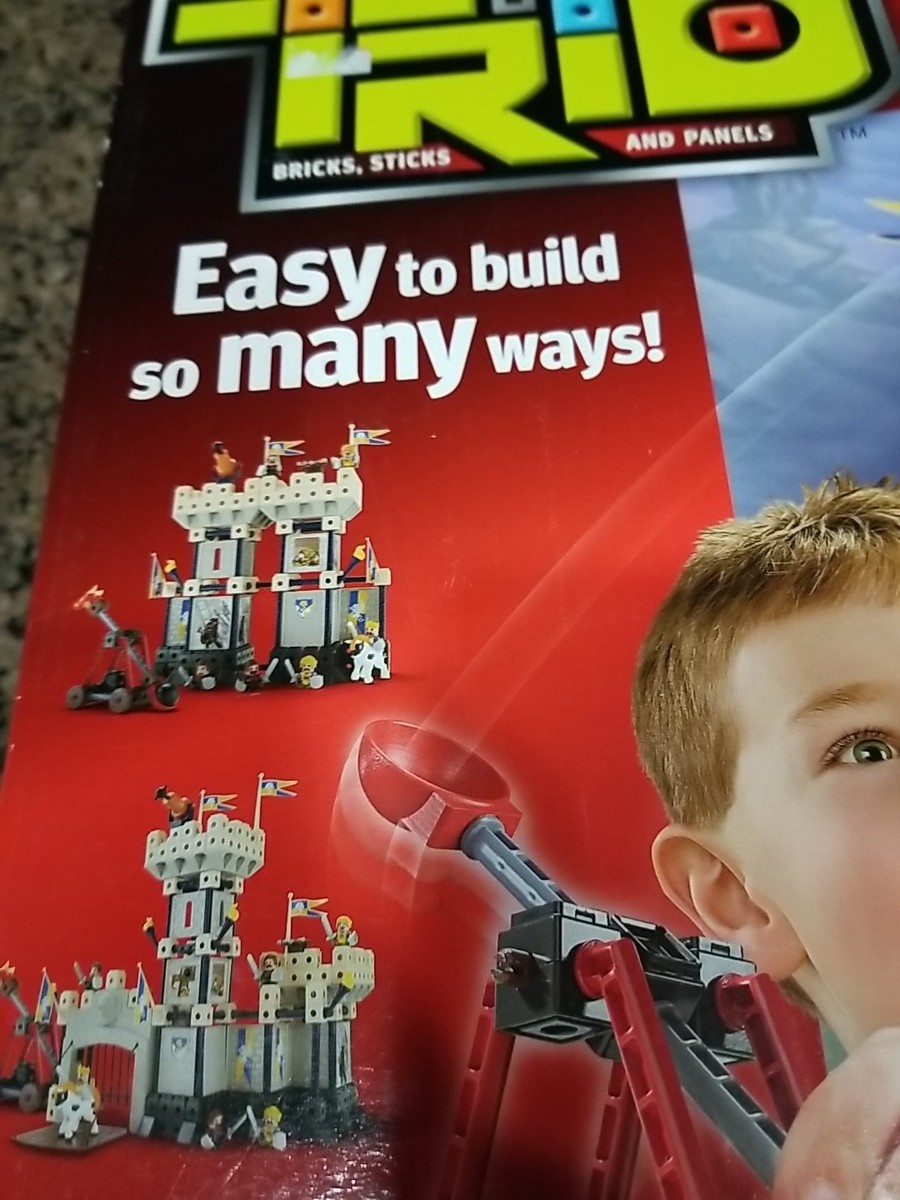 Fisher Trio Blocks Kings Castle Building Set P6841 Parts for sale