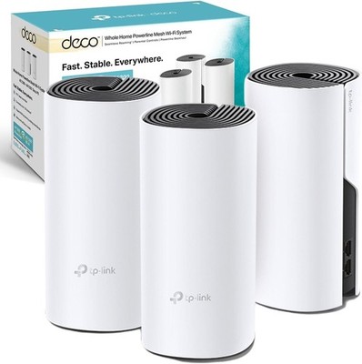 TP-Link Deco P9 (3er Pack) AC1200Mbps Whole Home Powerline Mesh WLAN System, bis zu