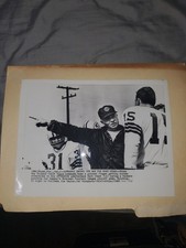 Rare 1964  Vince Lombardi  Vintage Black And White Press Wirephoto 7x9in Photo