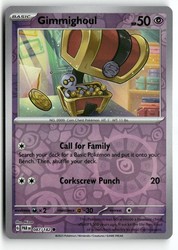 Gimmighoul - Reverse Holo - SV04: Paradox Rift 087/182