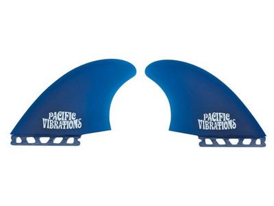 PACIFIC VIBRATIONS サーフボード　ツインキールフィン PACIFIC VIBRATIONS Fits Futures SURFBOARD 5.25