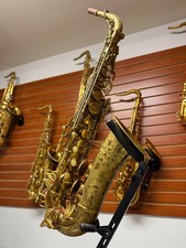 Buescher 400 Top Hat  Cane 342xxx Alto Saxophone w/Castle Engraving