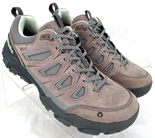 Oboz Sawtooth B-Dry wasserdichte braune Schnür-Wanderschuhe Damen US 7,5 - Bild 1 von 9