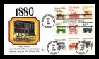 US COVER BREAD WAGON TRANSPORTATION SERIES FDC COMBO GILL CRAFT CACHET