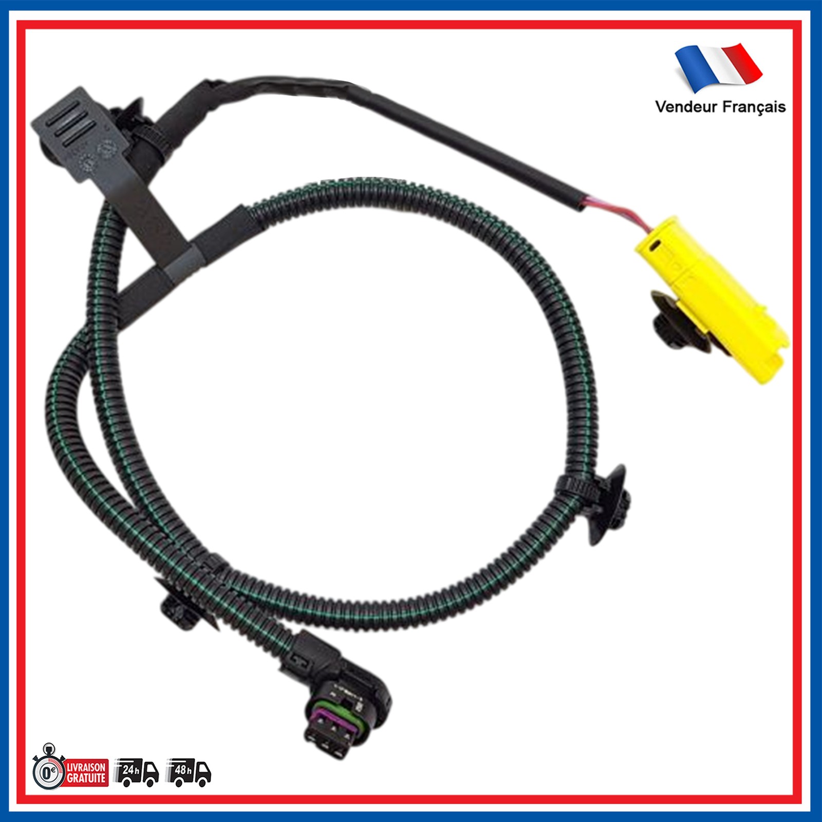 Câblage de correcteur d'assiette avant pour Berlingo et 3008 en faisceau 3 broches