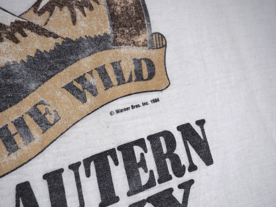 Camiseta De Colección Años 80 Artex Looney Tunes Taz Alemania Alpes Arte Blanca Para Hombres 2XLT Foto 4 de 4