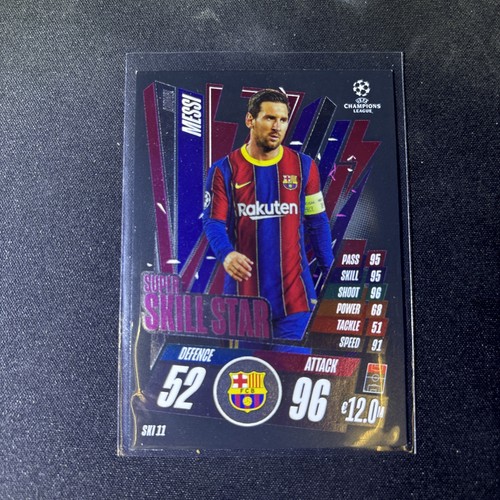 2020-21 Lionel Messi Topps Match Attax Champions League Super Skill Star SKI11!