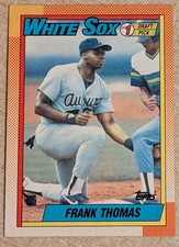 1990 Topps Frank Thomas Rookie Card #414 Chicago White Sox HOF RC