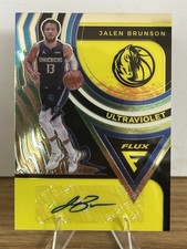 2020-21 Panini Flux Ultraviolet Signatures - Jalen Brunson #UV-JBR (AU) Auto