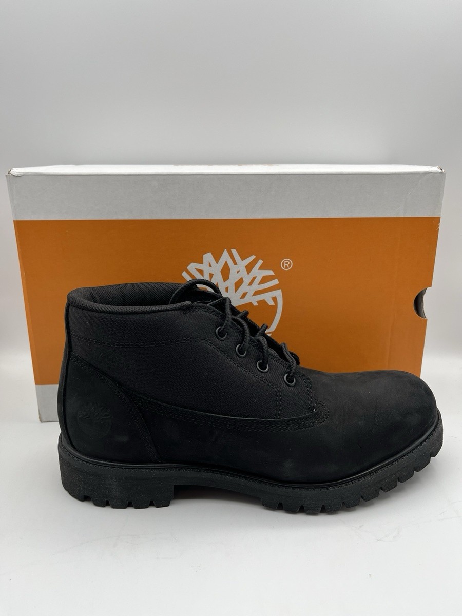 Timberland Heritage Mid Lace Chukka Boots Black Nubuck TB0A431H Men\'s Size 10‎ Timberland Mens Premium Mid Lace Up Chukka Boot – Extra Butter main image 3