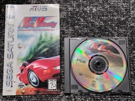 High Velocity Sega Saturn Game disc and manual only with Registration Card