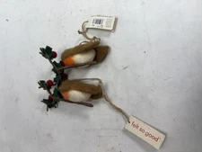 Felt So Good Robin Holly Christmas Ornament Wool Bird Handmade Decoration Cute