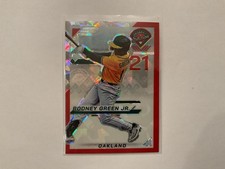 Rodney Green Jr 2025 Panini Prospect Edition Red Cracked Ice Rookie Card # 141