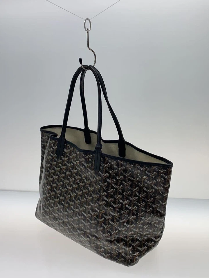 Bolso de Mano GOYARD Saint Louis PM PVC Marrón Patrón Completo Bolsa con Cuadrado Usado Foto 2 de 4