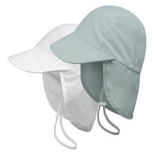 2 Pack Baby Sun Hats for Girls Boys 0-4 Years UPF 50 Toddler Beach Hat