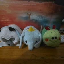 Disney TSUM TSUM Little Plush Bundle Dumbo Heimlich Percy from Pocahontas