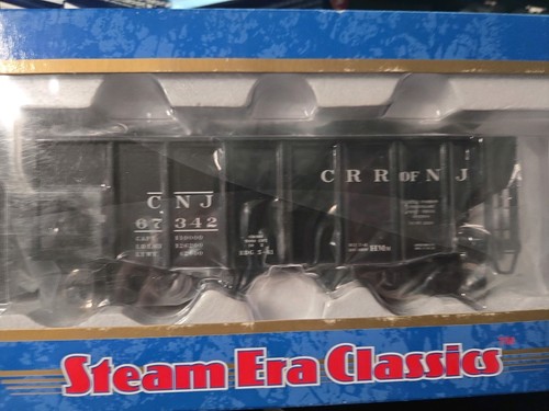Tolva Atlas escala O 6762-4 2 rieles 55 toneladas Fishbelly CRR de NJ #67342 nueva en caja | Zustand: New