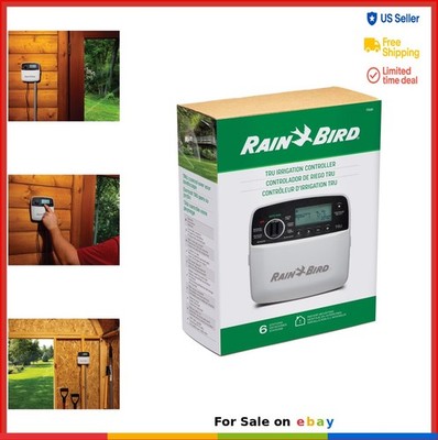 6 Zone Indoor Sprinkler Timer Programmable Irrigation Controller Multi Program