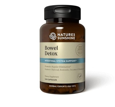 Nature's Sunshine Bowel Detox, 120 Capsules | Colon Cleanse Detox Supplement ...