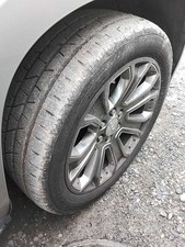 Wheel 22x9 7 Spoke Single Silver With Chrome Inserts Fits 15-20 Escalade 3300796