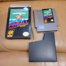 Pinball Nintendo NES Black Box Game Box Sleeve