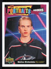 2020-21 Upper Deck UD Portraits #P94 Matiss Kivlenieks