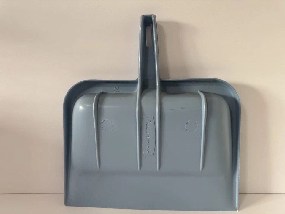 Винтажный Slate синий Rubbermaid пыли кастрюля 1990 пластиковый VGUC сделано в США - Изображение 3 из 4