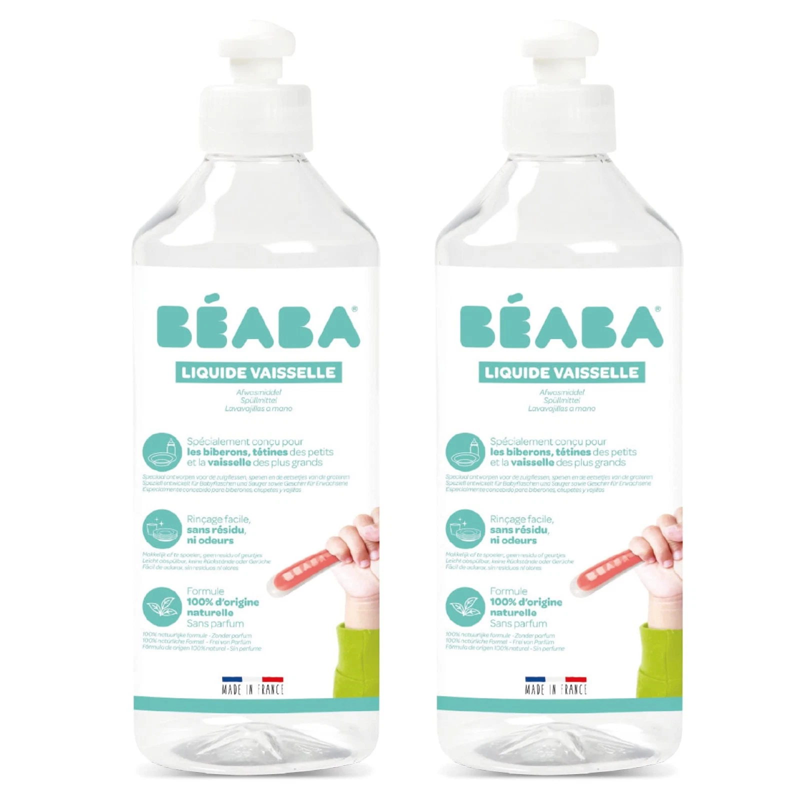 , Dishwashing Liquid for Baby Bottles and Food Accessories, 100% Natural Origin...
