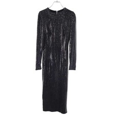 Dolce & Gabbana Sequin Design Dress F6R8DT FUGOI Black 40 Used MESC-0