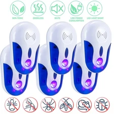 1-5PC Ultrasonic Pest Reject Home Control Electronic Repellent Mice Rat Repeller